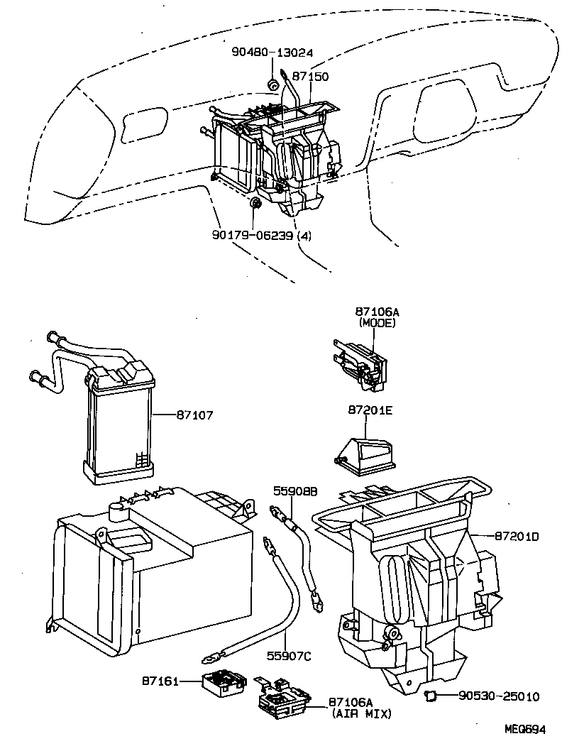 Heating Air Conditioning Heater Unit Blower