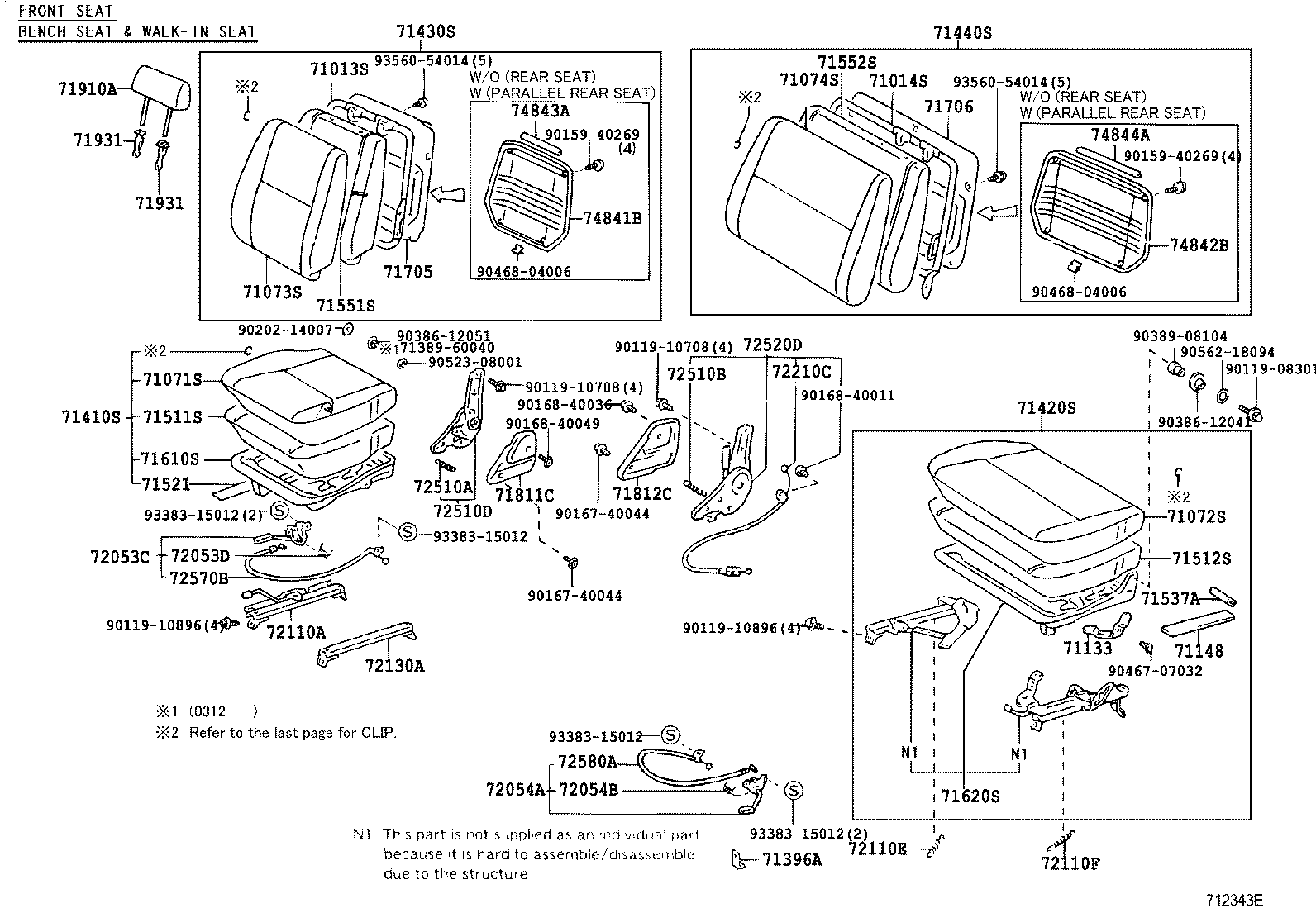 Seat & Seat Track