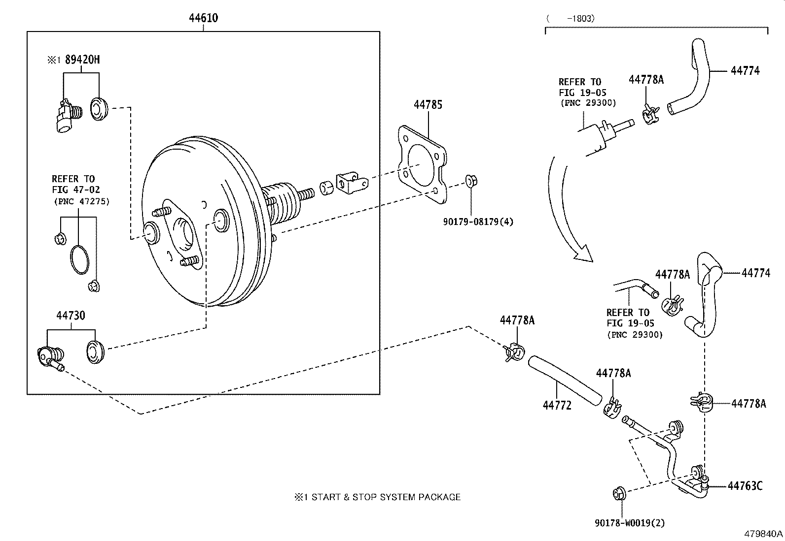 Brake Booster & Vacuum Tube