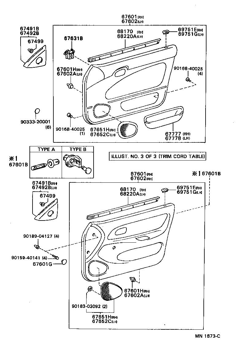 Front Door Panel & Glass