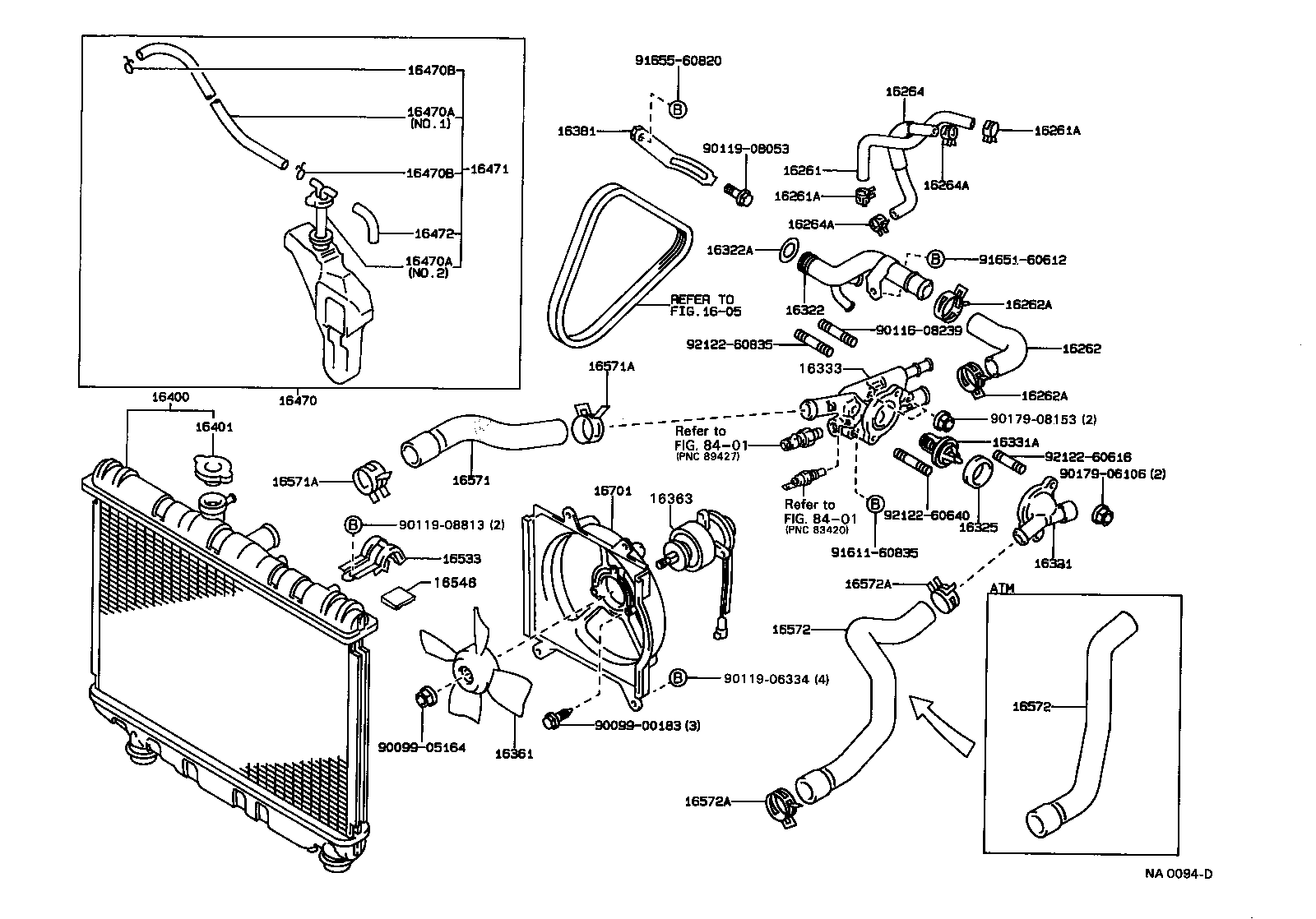 Radiator Water Outlet