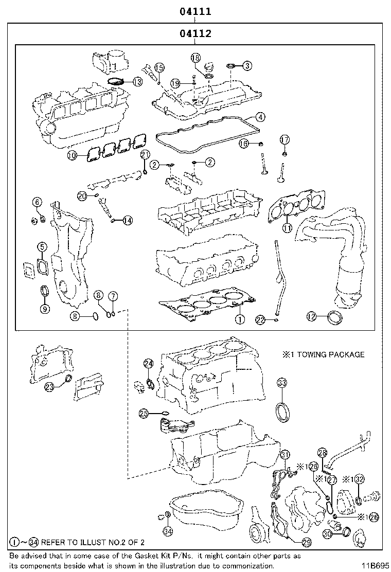 Engine Overhaul Gasket Kit