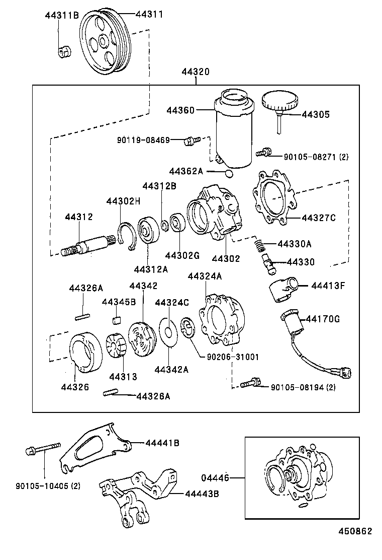 Vane Pump & Reservoir