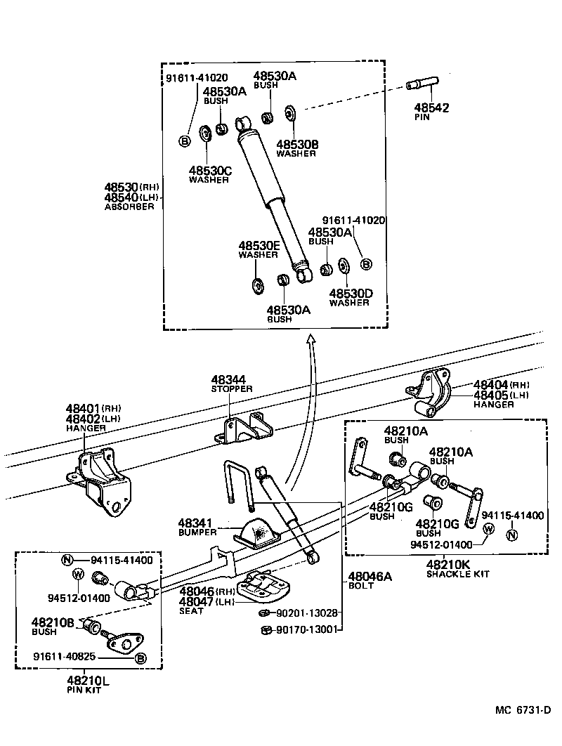 Rear Spring & Shock Absorber