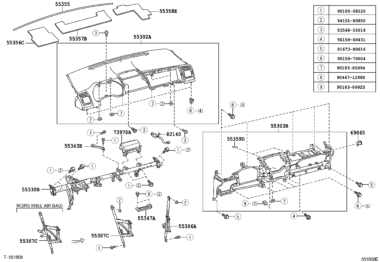 Instrument Panel Glove Compartment