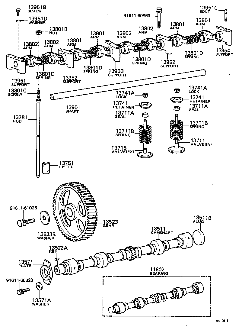 Camshaft & Valve