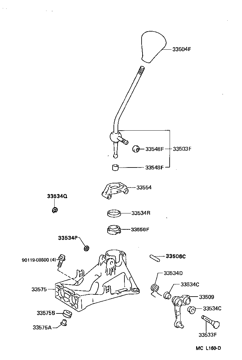 Shift Lever & Retainer