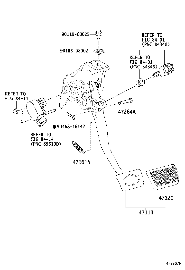 Brake Pedal & Bracket