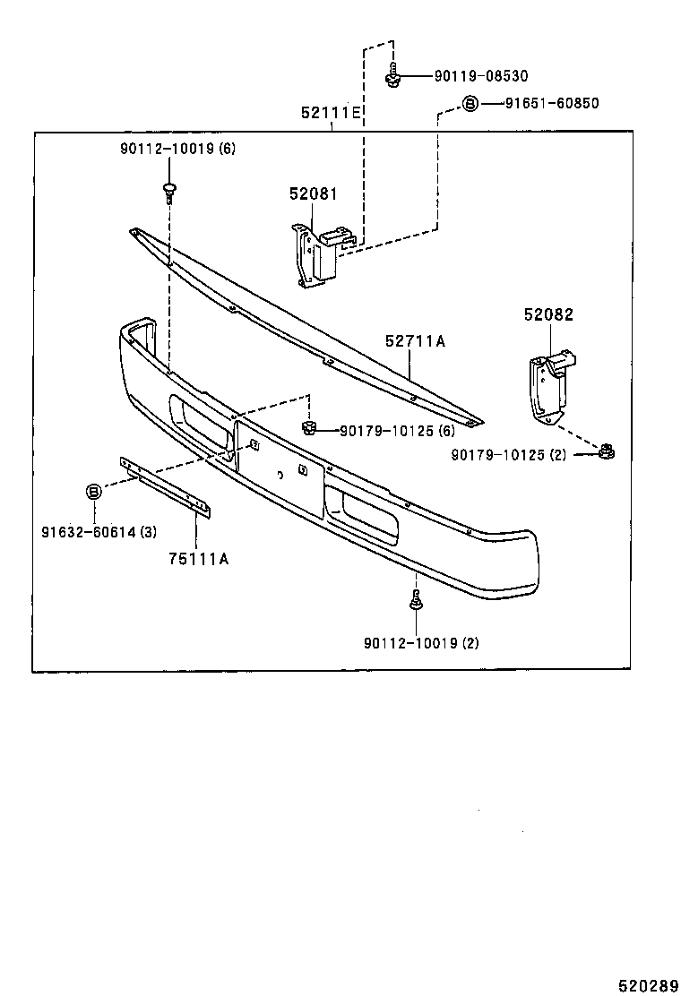 Front Bumper Bumper Stay