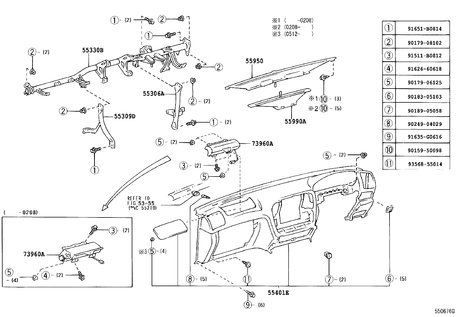Instrument Panel Glove Compartment