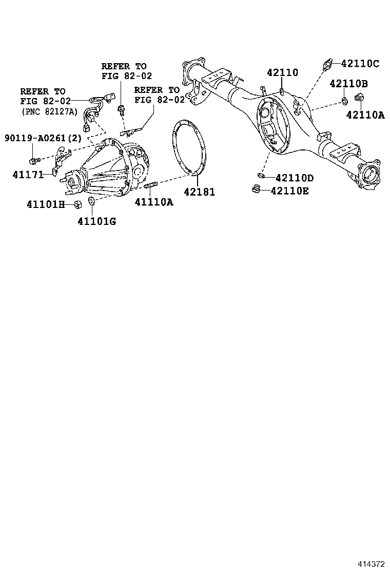 Rear Axle Housing Differential