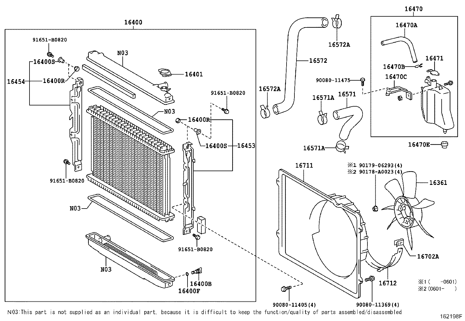 Radiator Water Outlet