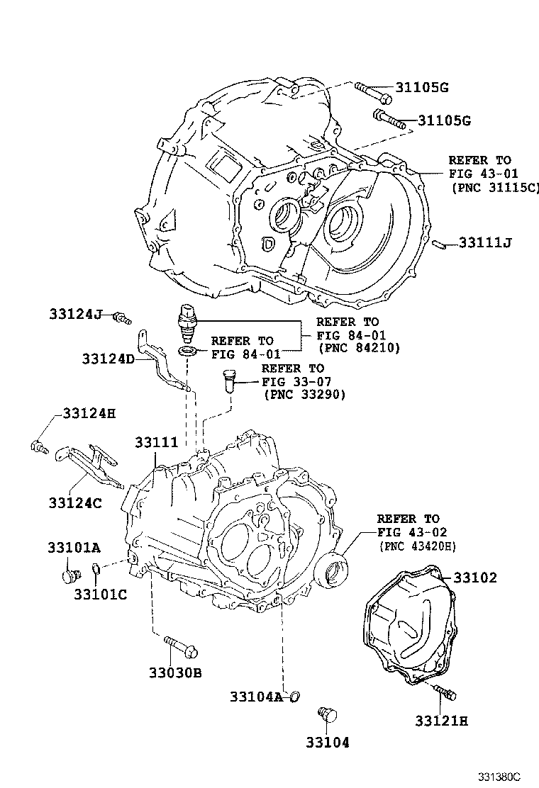 Clutch Housing + Transmission Case