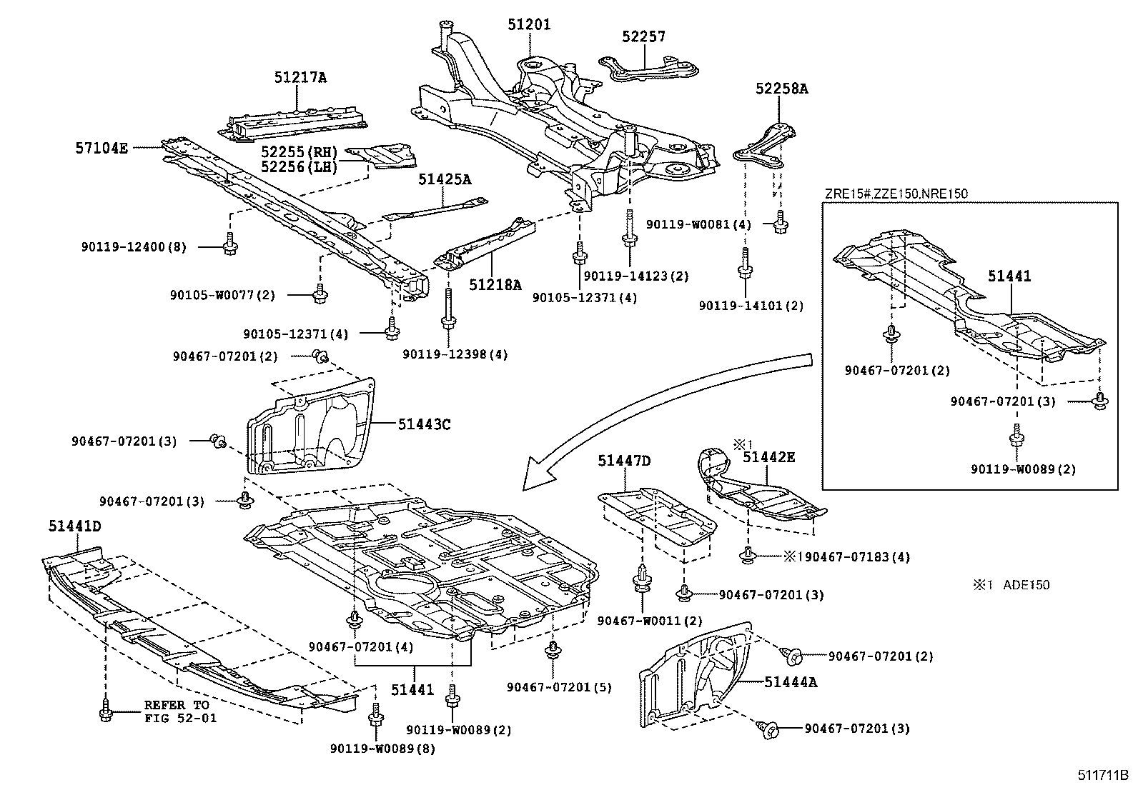 Suspension Crossmember & Under Cover