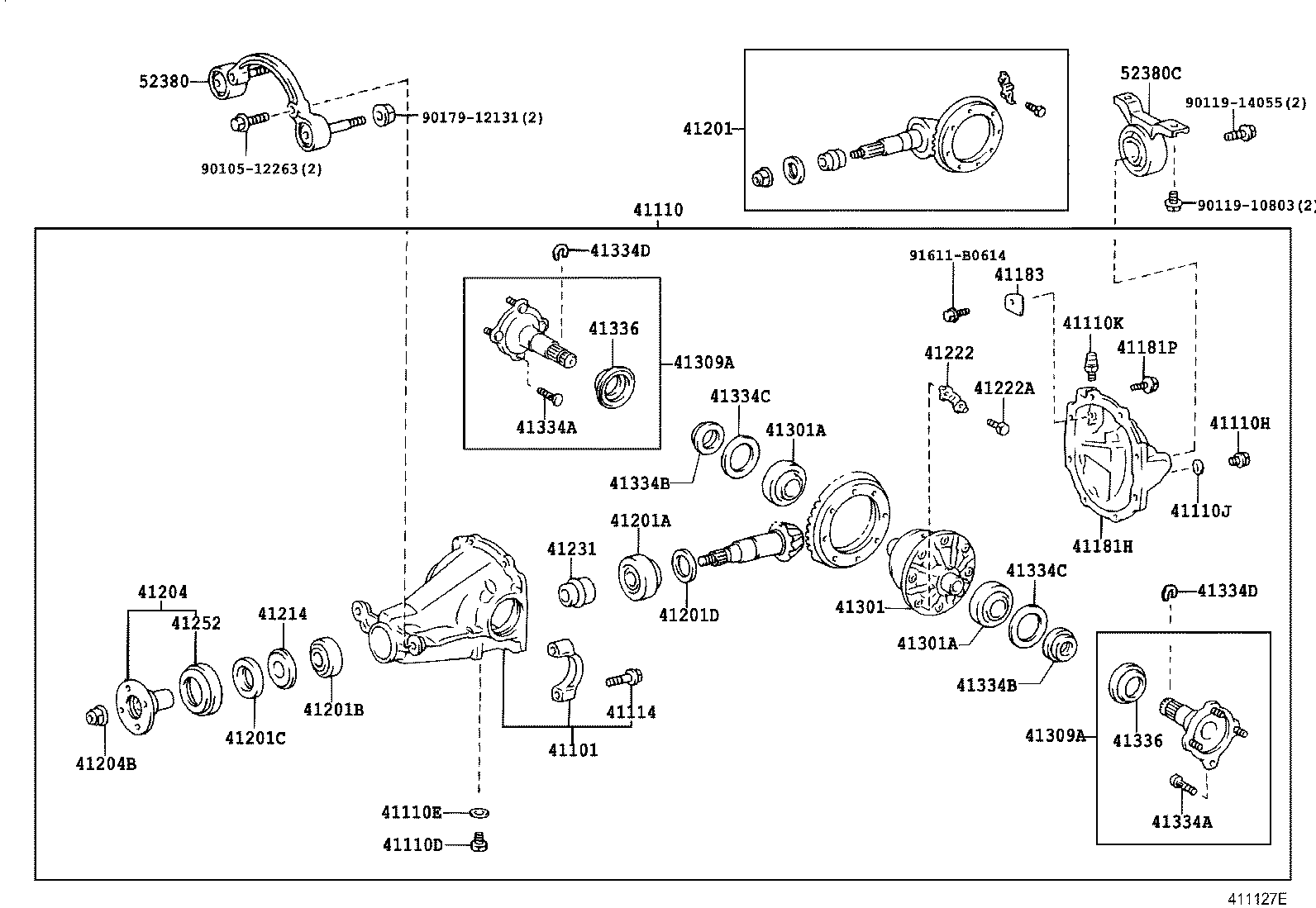 Rear Axle Housing Differential