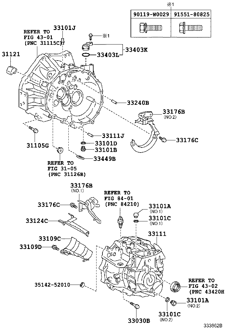 Clutch Housing + Transmission Case