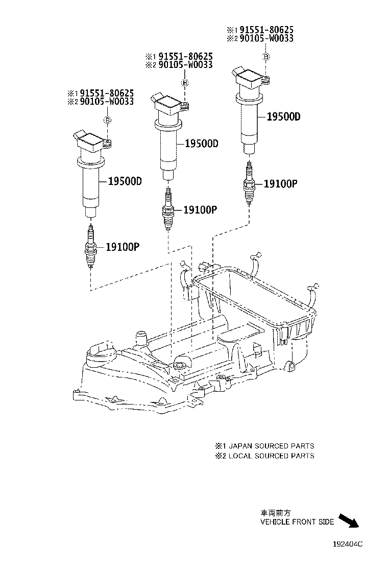 Ignition Coil Spark Plug Glow Plug