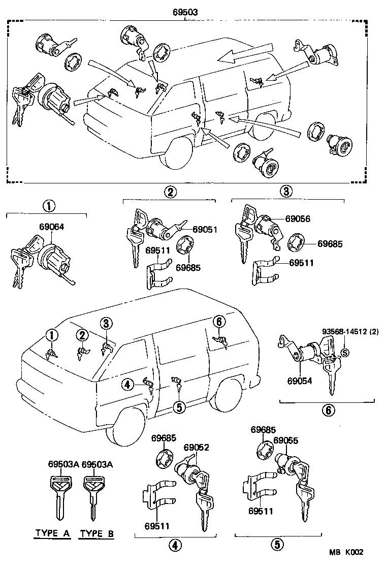 Lock Cylinder Set