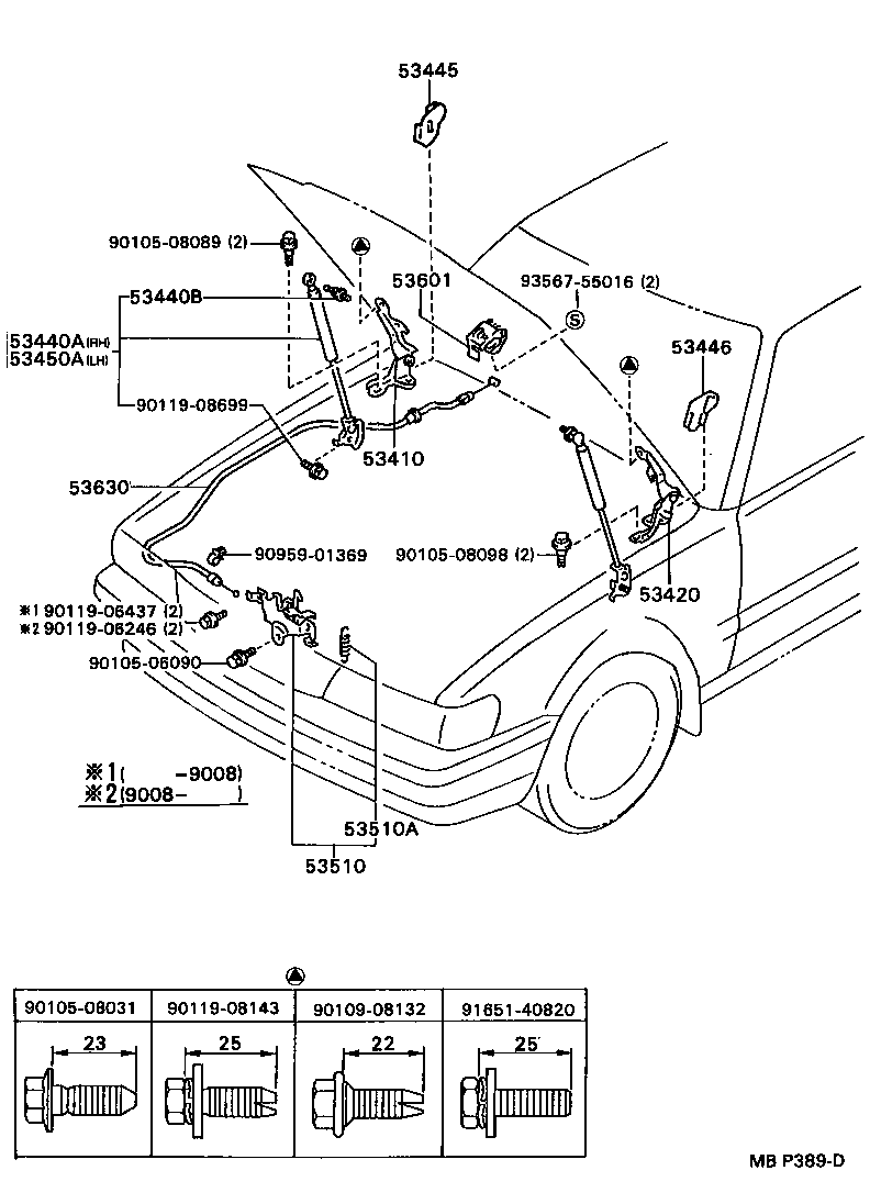 Hood Lock & Hinge