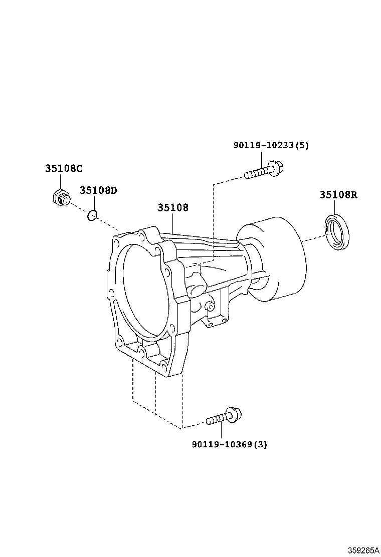 Extension Housing