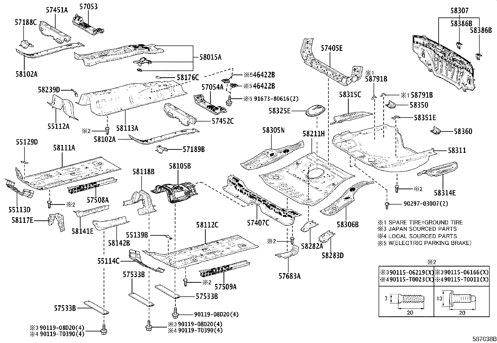 Floor Pan & Lower Back Panel