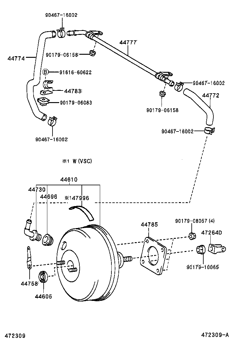 Brake Booster & Vacuum Tube