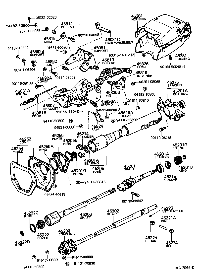 Steering Column & Shaft