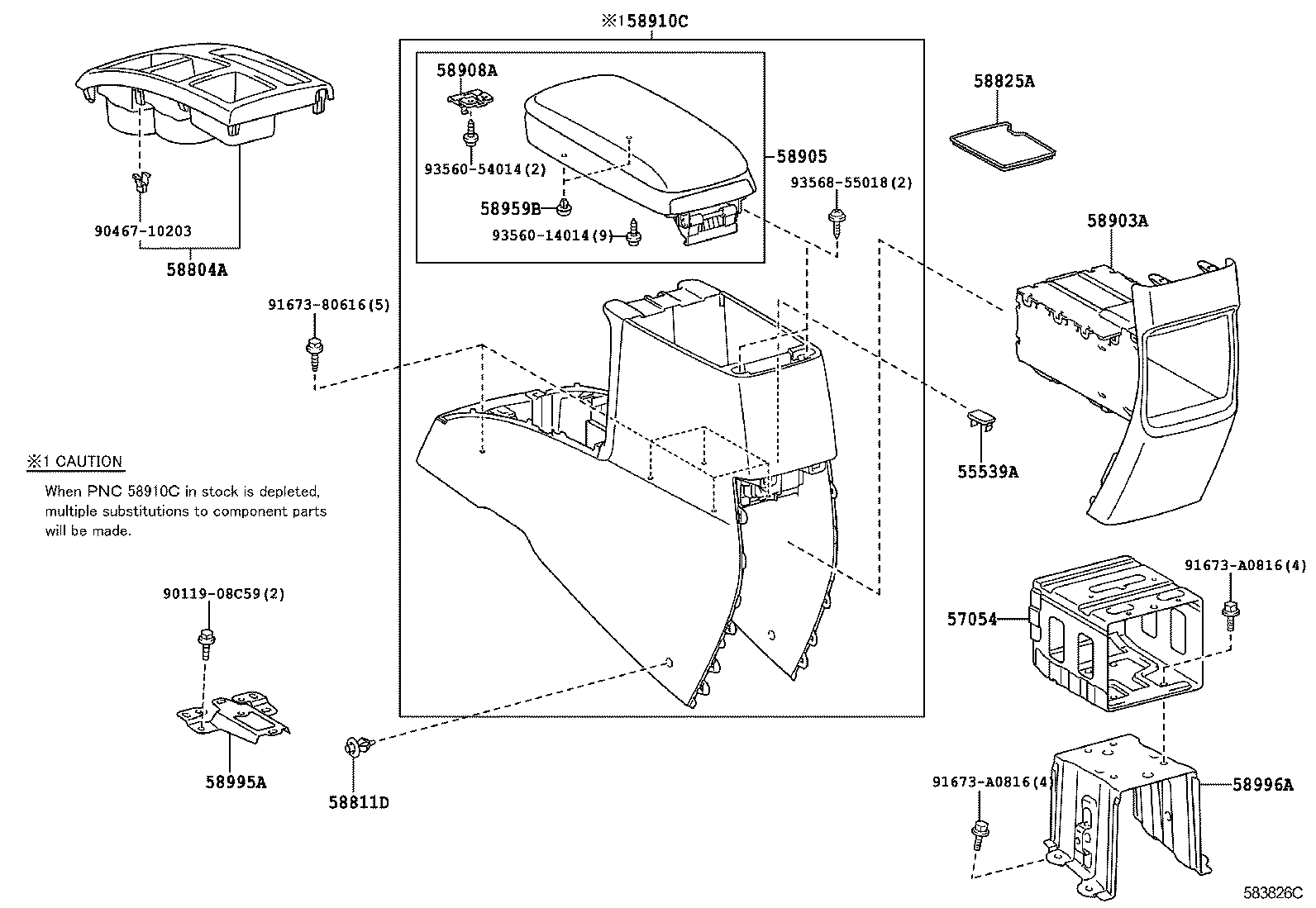 Caja y soporte de consola