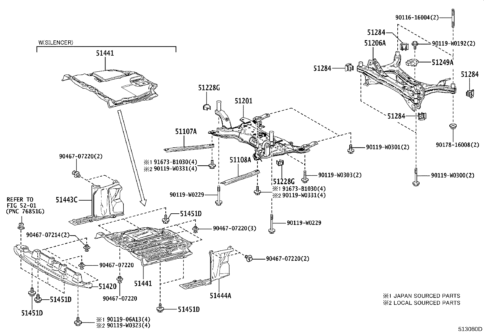 Suspension Crossmember & Under Cover