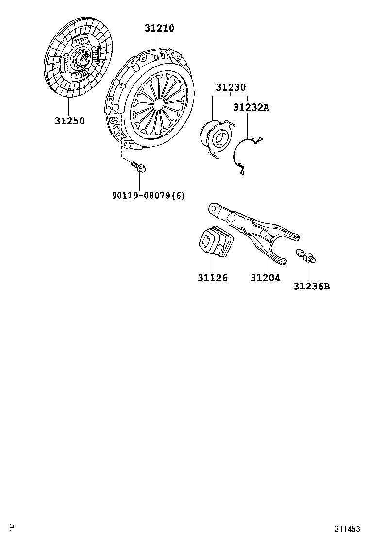 Clutch & Release Fork