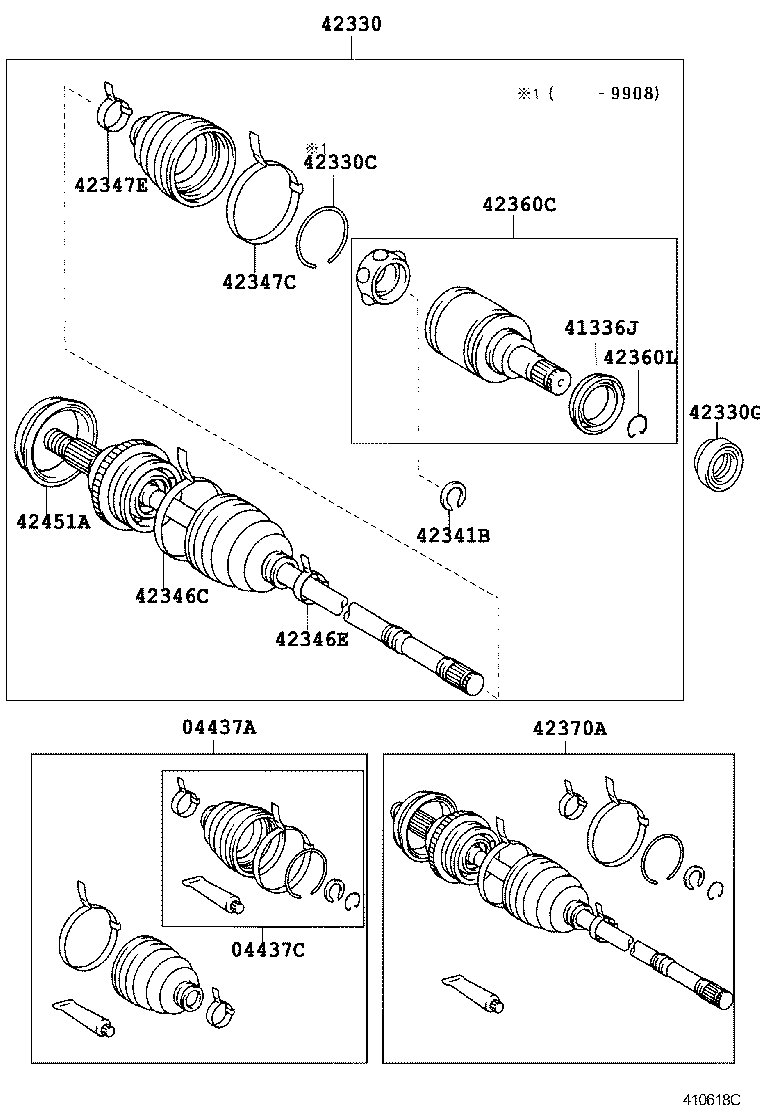 Rear Axle Shaft Hub