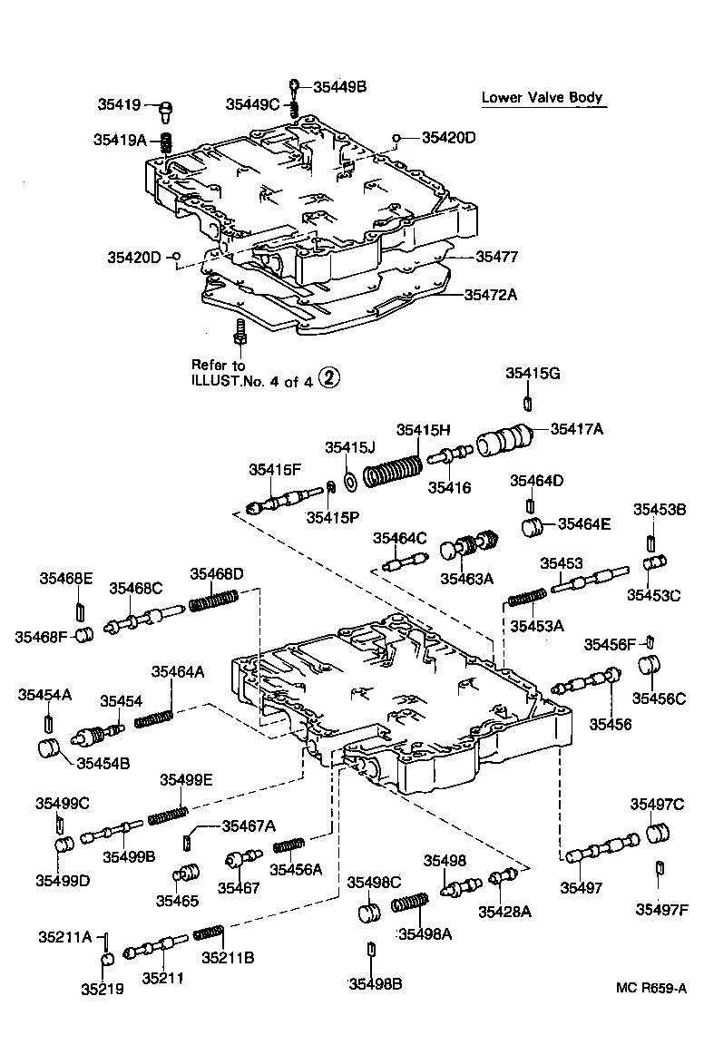 Colador de aceite del cuerpo de válvula