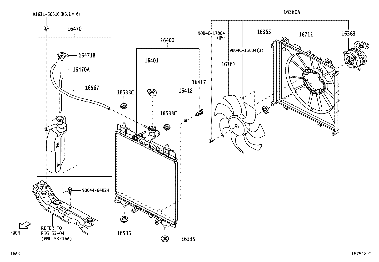 Radiator Water Outlet