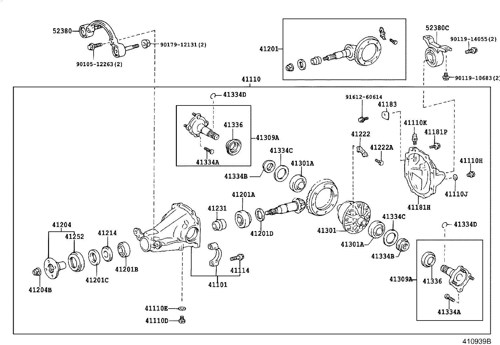 Rear Axle Housing Differential