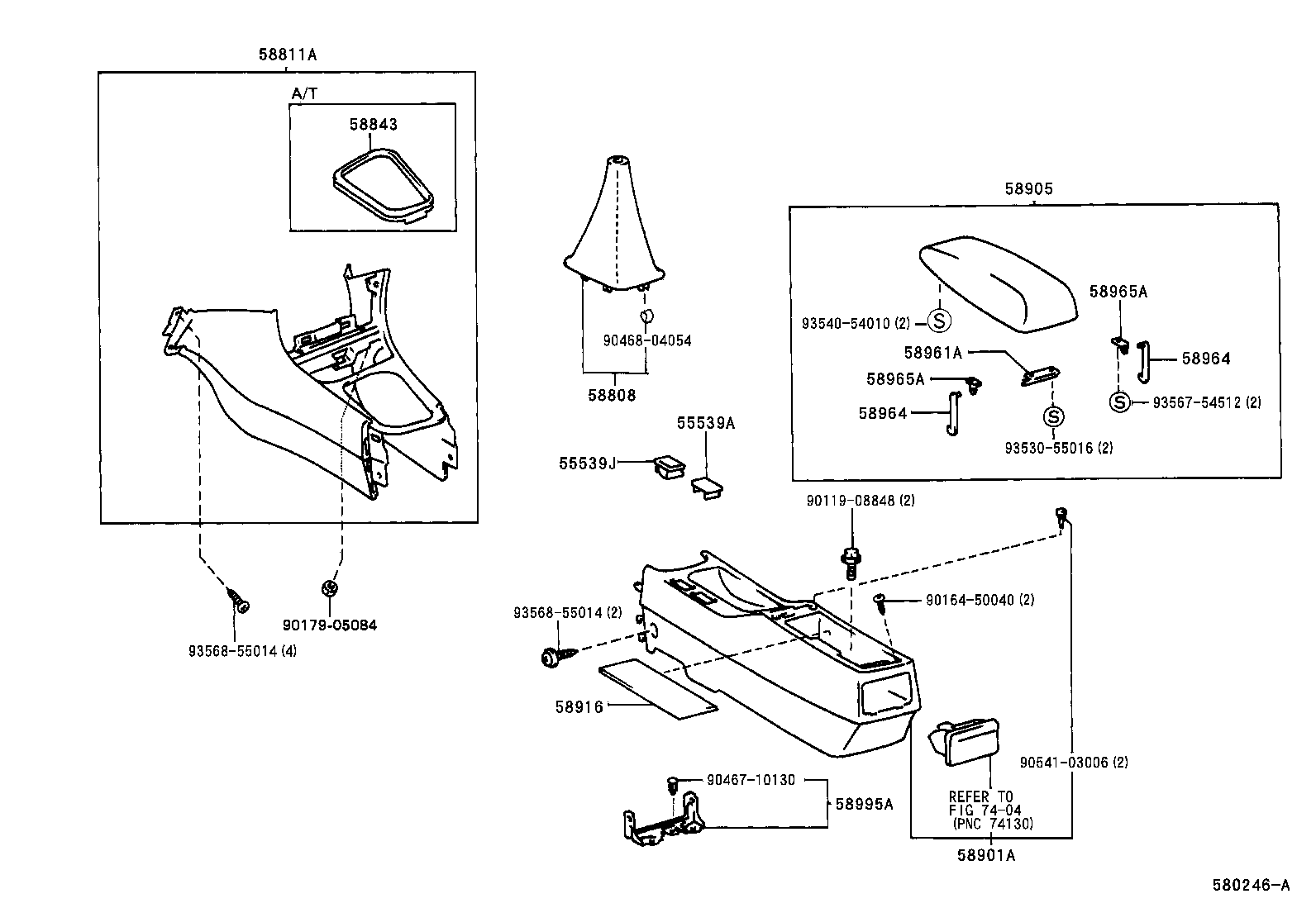 Console Box & Bracket