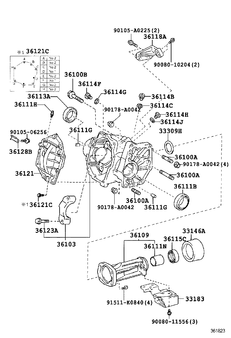 Transfer Case & Extension Housing