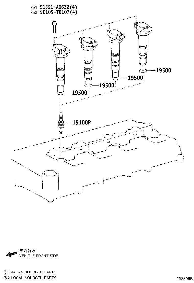 Ignition Coil Spark Plug Glow Plug