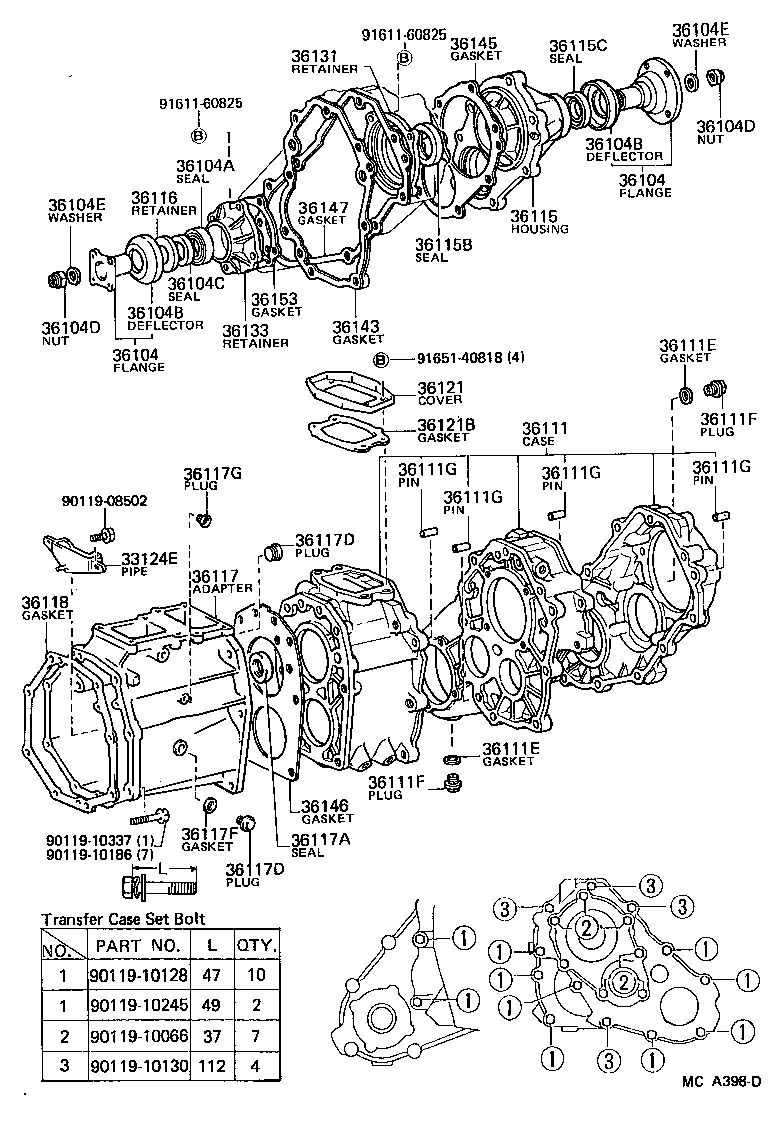 Transfer Case & Extension Housing