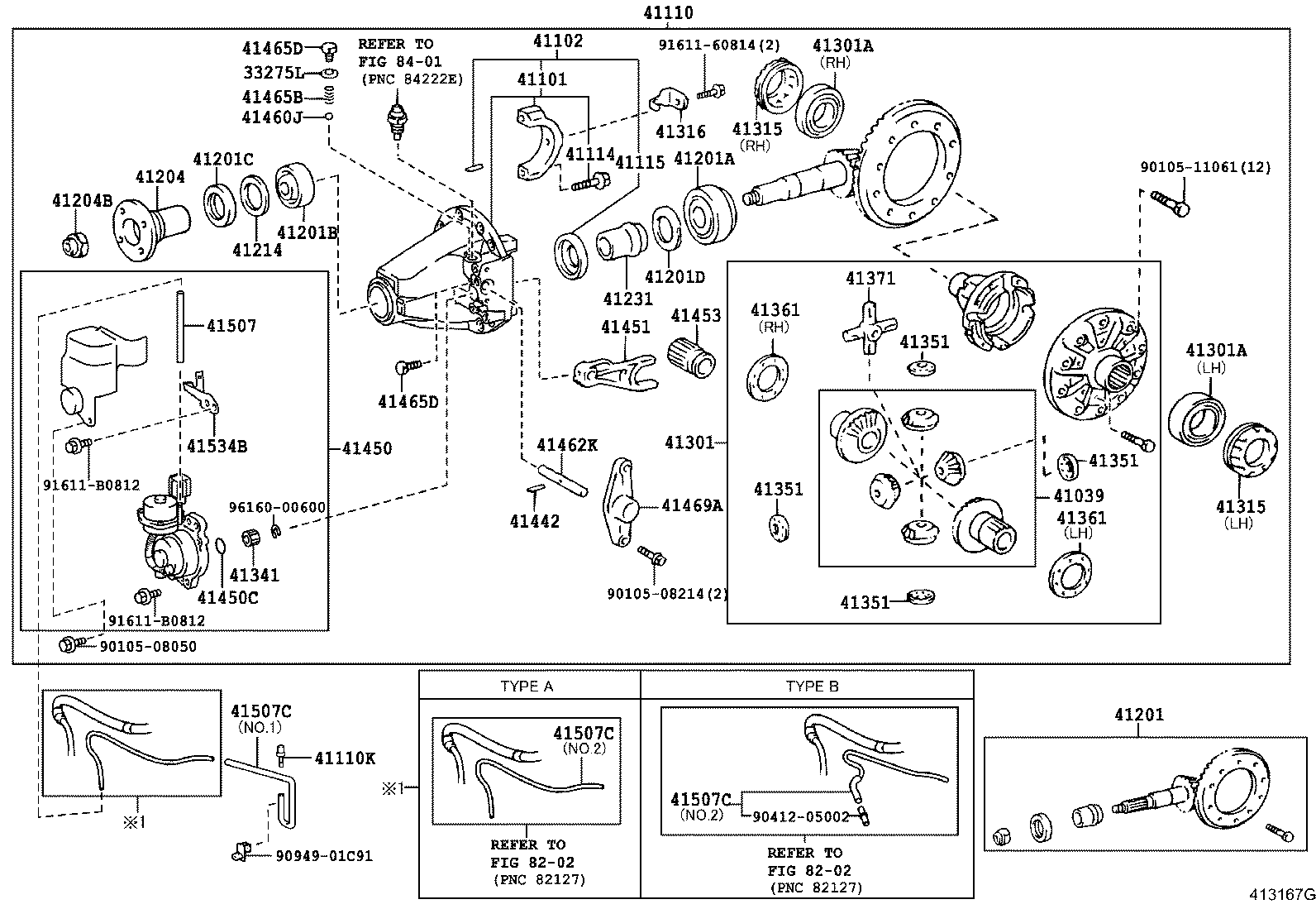 Rear Axle Housing Differential