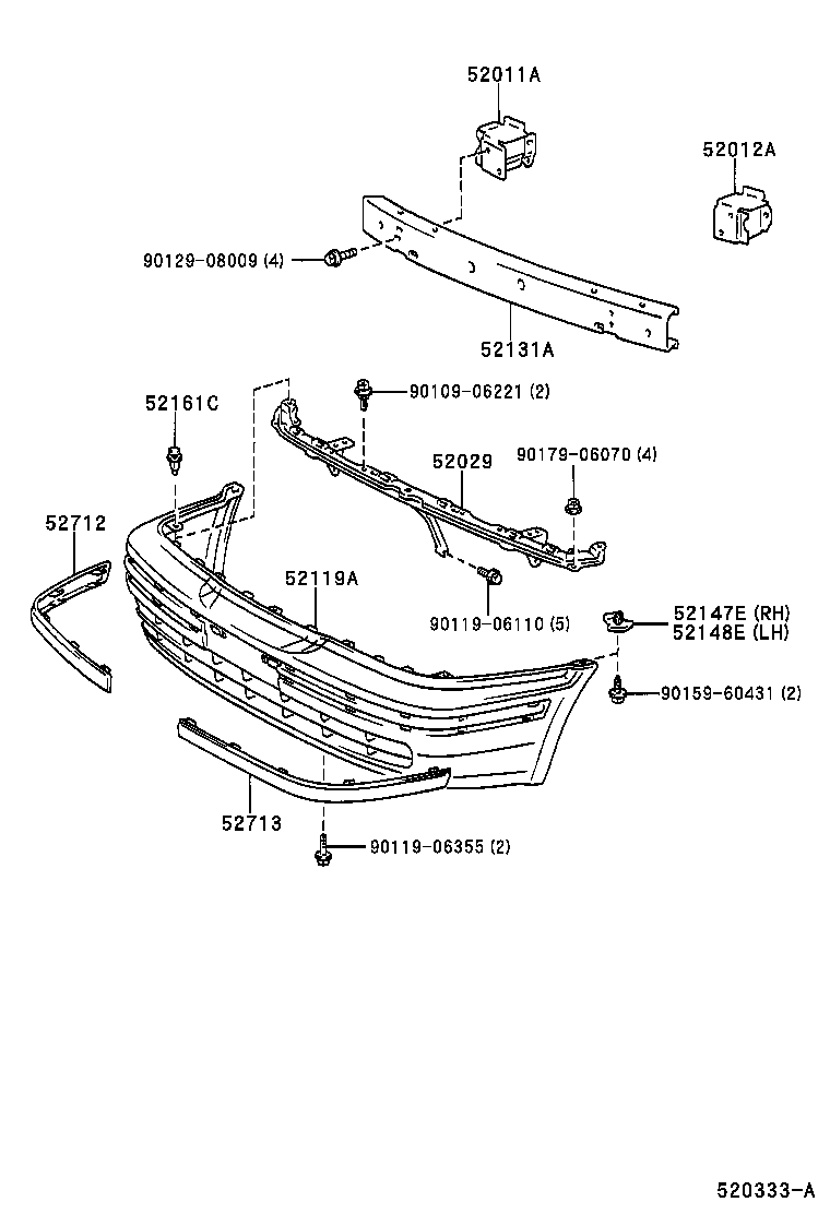Front Bumper Bumper Stay