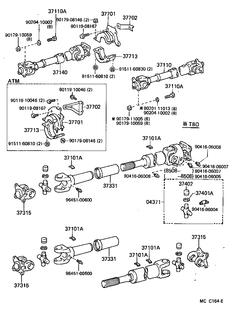 Propeller Shaft & Universal Joint