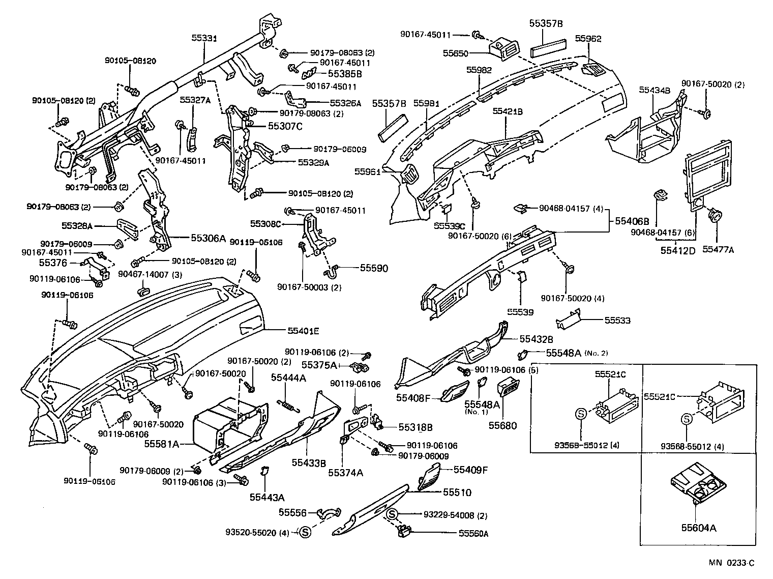 Instrument Panel Glove Compartment