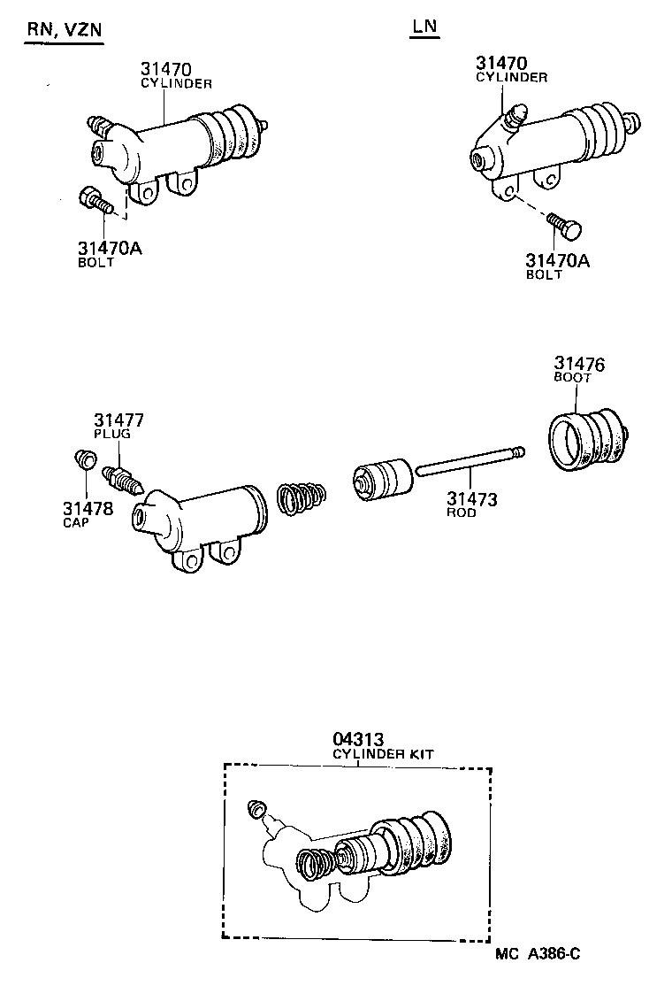 Clutch Release Cylinder