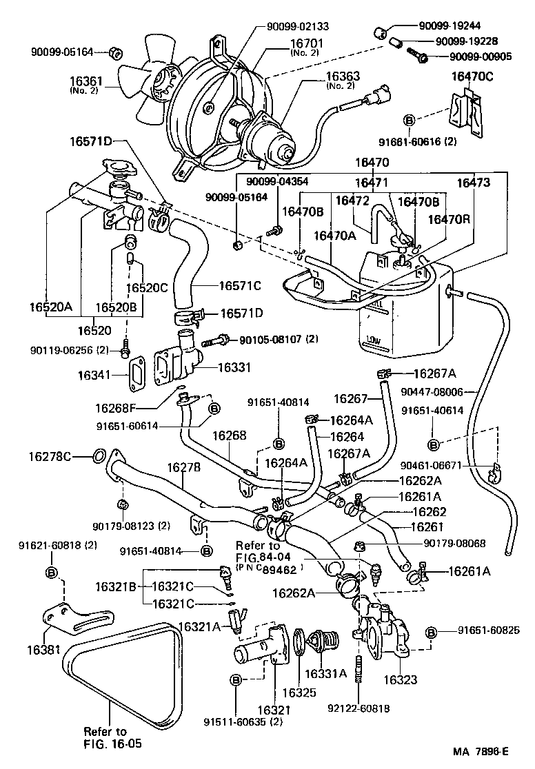 Radiator Water Outlet