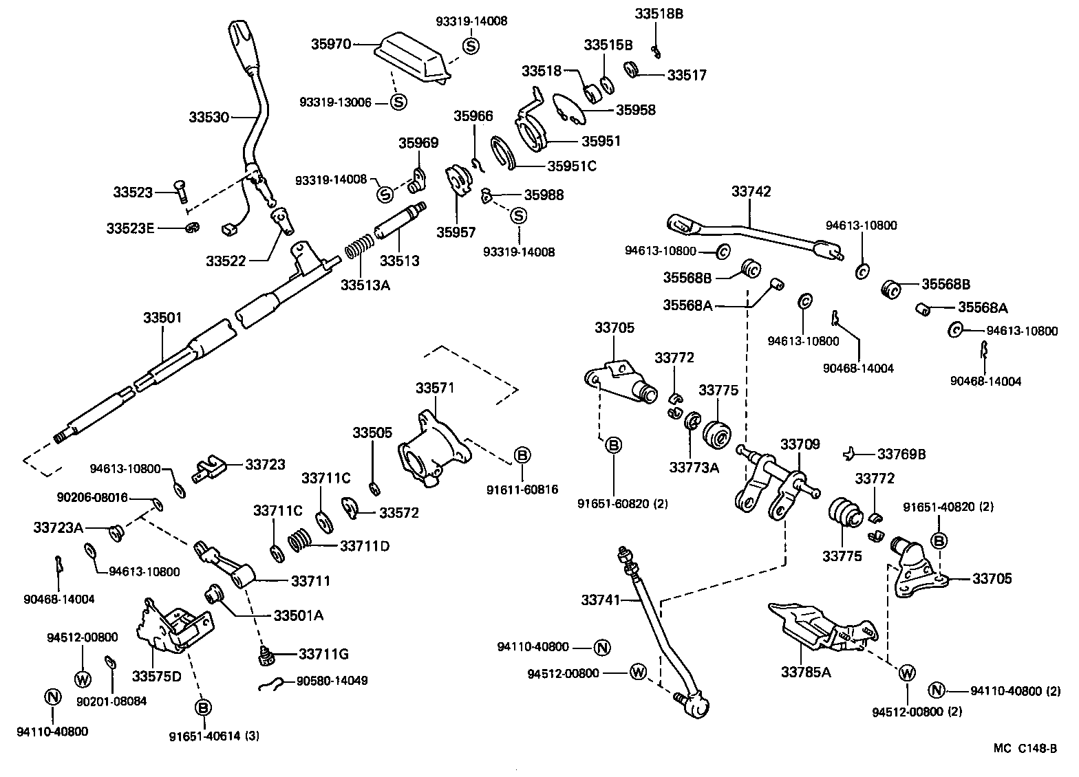 Control Shaft & Crossshaft