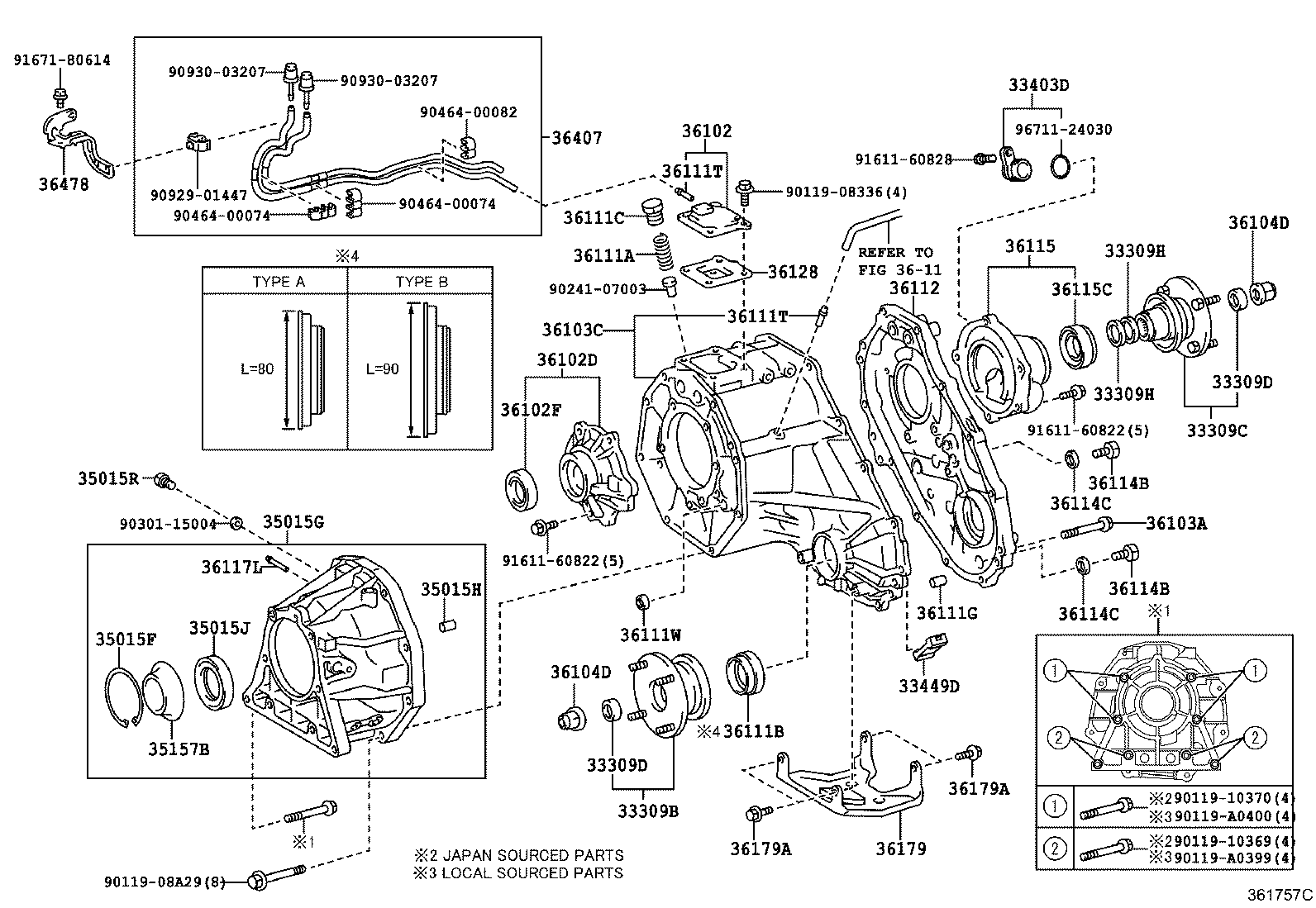 Transfer Case & Extension Housing