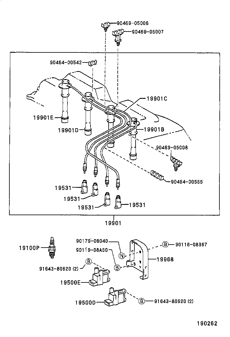 Ignition Coil Spark Plug Glow Plug