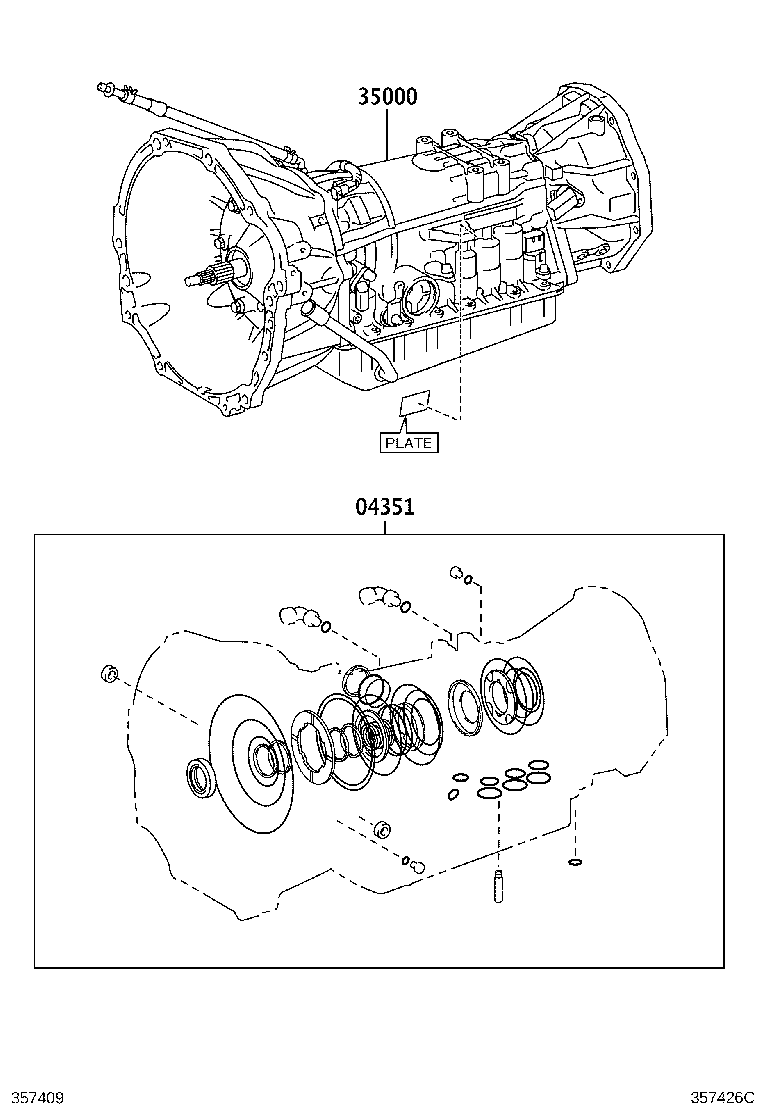 Transaxle Or Transmission Assy & Gasket Kit
