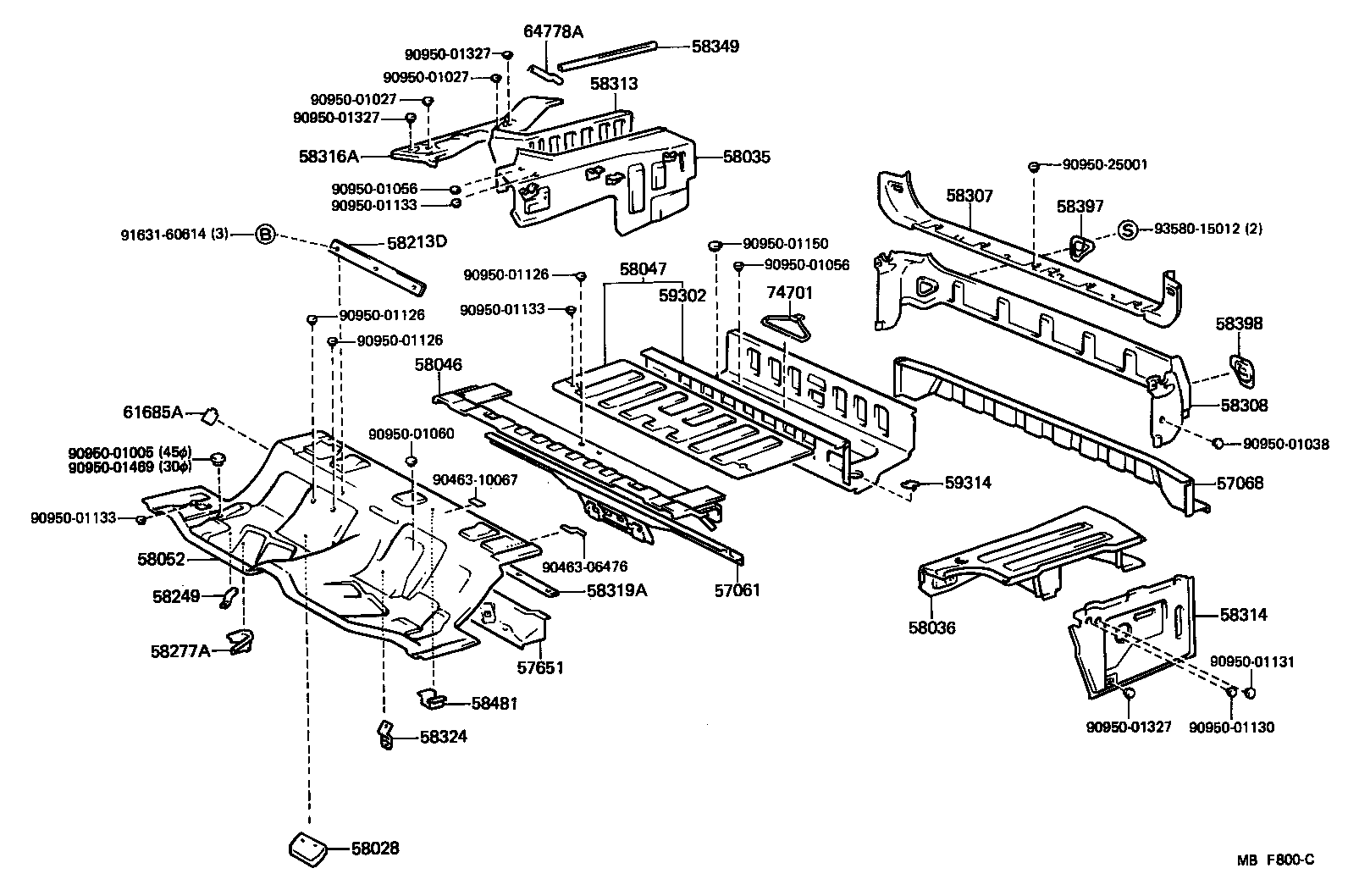 Floor Pan & Lower Back Panel