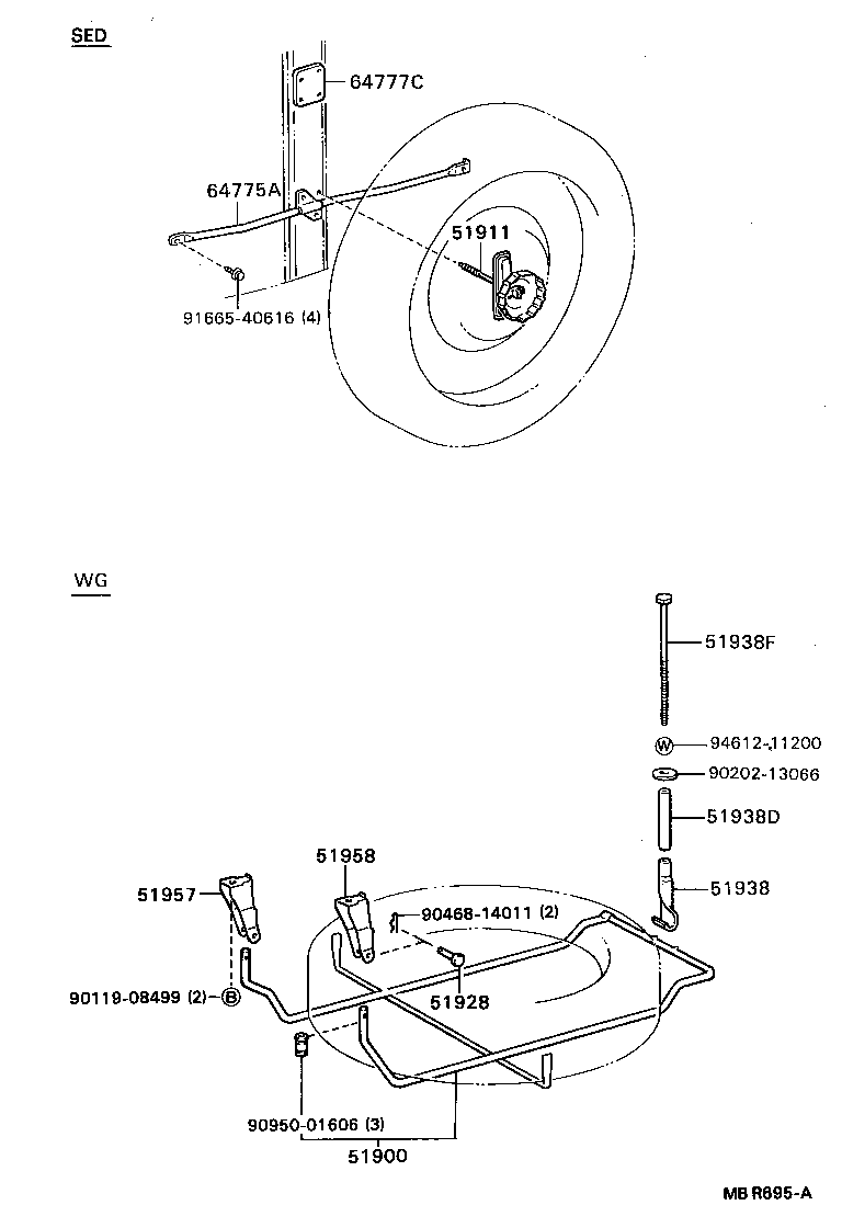 Spare Wheel Carrier